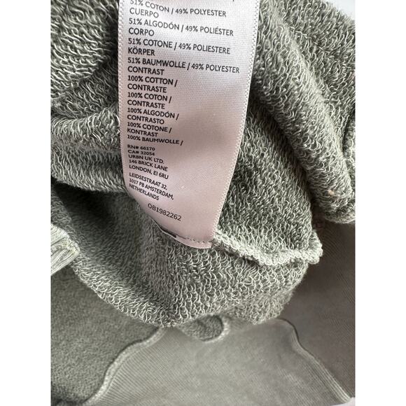 We The Free People Camden Henley Long Sleeve Sweatshirt XS Slouchy Boho Grunge - Picture 13 of 15